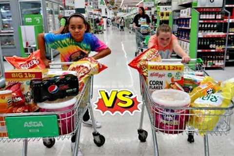 TIANA'S  GROCERY SHOPPING CHALLENGE!!