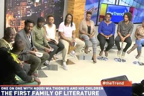 Ngũgĩ  wa Thiong'o Family interview - June 2015