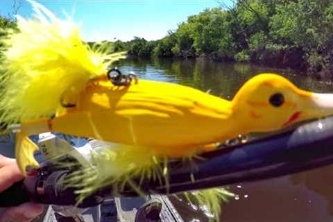 Fishing A Duck Lure For MONSTER Pike!