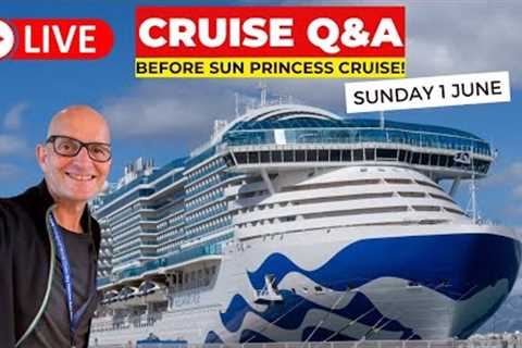 CRUISE Q&A LIVE: Sunday 1 June 2025 at 9am PT / Noon ET/ 5pm UK