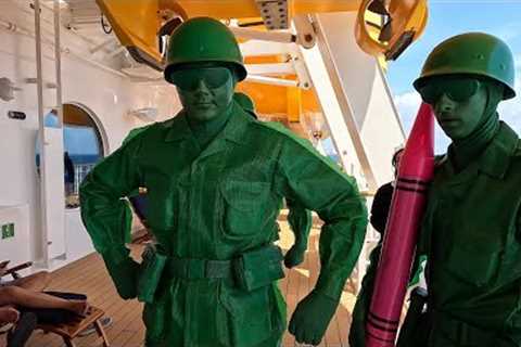 Disney Fantasy Day 2 - Disney Cruise Line (May 2025) - Sarge Says, Meeting Pluto & Pirate Night
