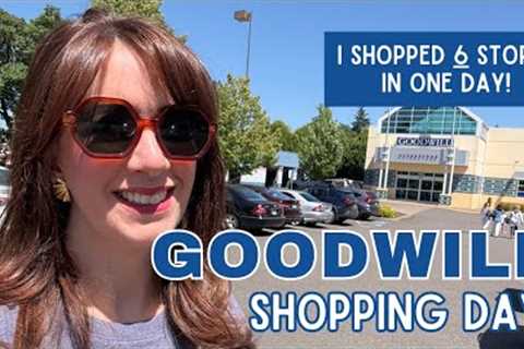 6 Goodwill Stores in ONE DAY! | Thrifting + Vintage Haul