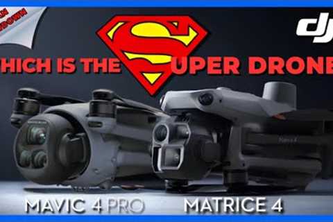 Which Is the King of DJI Drones? Mavic 4 vs Matrice 4 Showdown!