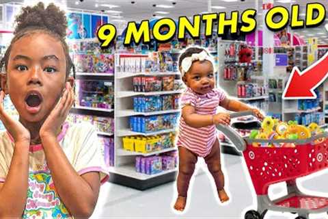 SURPRISING OUR BABY WITH a TOY SHOPPING SPREE! SHE WENT CRAZY 😱 | The Winning Fam