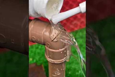 PVC pipe leakage repair tips #diy #shorts #short #tips #pvc #leakypipe