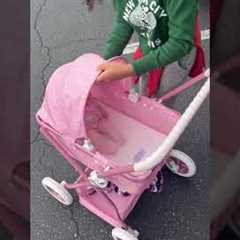 Scarlett wanted to bring her baby shopping! @AmericanGirl #americangirl #pretendplay #shorts