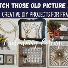 15 DIY HOME DECOR PROJECTS USING OLD PICTURE FRAMES