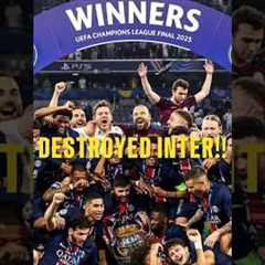 PSG desroys Inter in the champions league final and makes dembele the ballon d'or favourite!😱😱