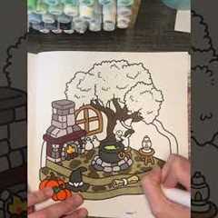 Working some more on this page! #cozycoloring #colorwithme #coloring #cocowyo #hobbies #hobby