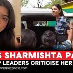 BJP leaders, allies rally behind arrested social media influencer Sharmishta Panoli