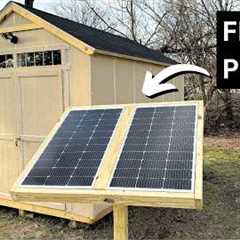 DIY Solar Powered Shed Setup