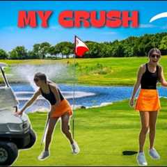 GOLFING WITH MY CRUSH!!