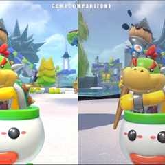 Mario 3D World BOWSER'S FURY Nintendo SWITCH 2 vs 1 comparison
