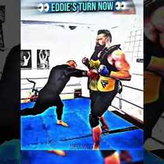 Eddie Hall vs Dutch Giant 🔥 #shorts #boxing #savage #trending