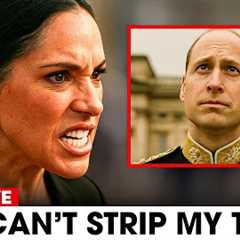 Meghan Markle SEETHES Over Prince William’s Push to STRIP Her Royal Rank!