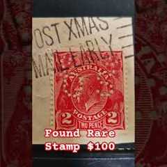 Found Rare Stamp Worth $100