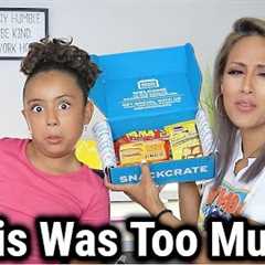 Snack Crate Subscription Unboxing