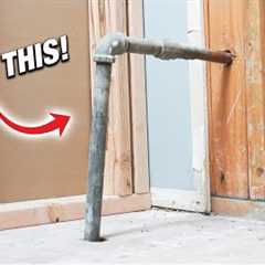 How To Remove OLD Steel Water Pipe And Replace With NEW PEX Piping! DIY