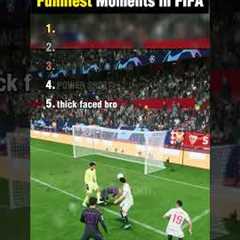 FIFA's FUNNIEST Moments RANKED ! #fifa #eagames #football #shorts