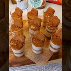 Biscoff Cheesecake cups #dessert #easyrecipe