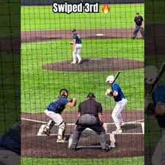 He swiped 3rd 🔥#baseball #sctop10 #mlb