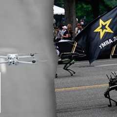 US Army shows off drones, robot dogs at military parade