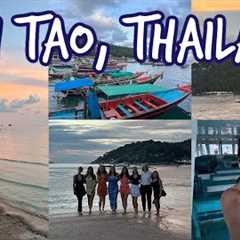 Island hopping to Koh Tao (I got sick on a boat) | THAILAND BACKPACKER VLOG 6