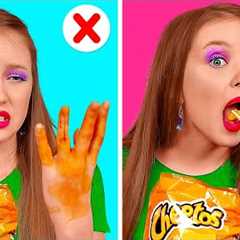 COOL FOOD HACKS FOR REAL FOODIES! || Yummy Kitchen Hacks by 123 Go! Gold