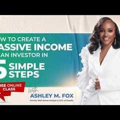 How to Create a Passive Income as an Investor in 5 Simple Steps