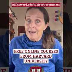 FREE ONLINE COURSES FROM HARVARD UNIVERSITY