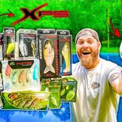 Bass Pro Shops Gear ONLY Fishing Challenge!! (INSANE Hidden Pond)