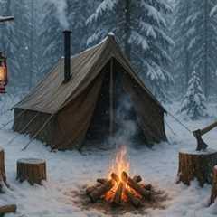 Survive a Snowstorm at -40C | Build a COZY and SAFE Shelter | Survival Skills | Cooking Over Fire