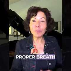 Good Breath Support vs. Bad Support