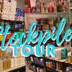 EMERGENCY PREPPER PANTRY & STOCKPILE TOUR | HOW I ORGANIZE AND FOOD STORAGE