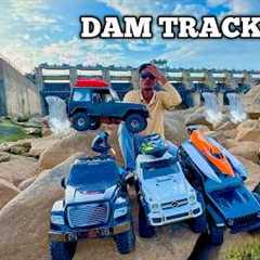 RC Traxxas 4X4 and 6X6 offroad car extreme Water Dam Testing - Chatpat toy TV