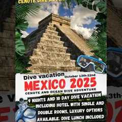 DIVE ADVENTURE VACATION #scubadiving #adventure #dive #mexico #cavediving #cenotes #vacation