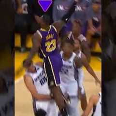 Lebron James Dunk Miss BUT NOT WOLVES ☠️ 🔥