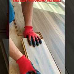 Fastest Laminate Flooring Install You’ll Ever See! #flooring #floor #laminate #diy