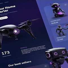 Smart Home Website Design using HTML, CSS & JavaScript