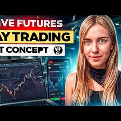 DAILY GIVEAWAYS | LIVE FUTURES DAY TRADING - NQ | ES | GC | Trading ICT Concept