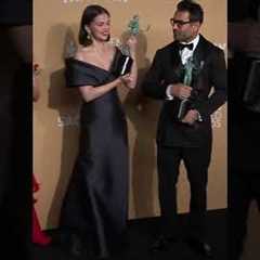 “Guys I can’t carry it anymore” — Selena Gomez backstage after her SAG Awards win for Only Murders