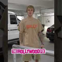 Justin Bieber Is Not In The Mood To Deal With Paparazzi While Arriving At His Office In Bev. Hills