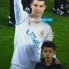 Messi Meets Ronaldo And His Son ❤️‍🩹😅