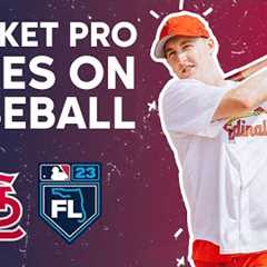 Can Cricket SUPERSTAR Harry Brook learn how to hit a baseball in just 1 day?! | MLB Europe