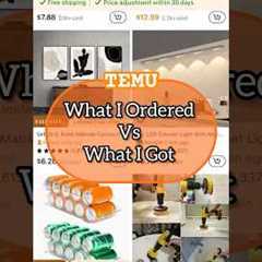 🤔 TEMU Finds | What I Ordered Vs What I Got #temu #temufinds #homedecor