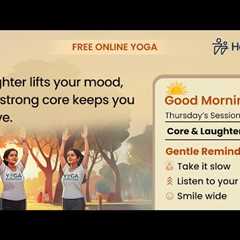 Habuild Yoga | Core & Laughter with  @saurabhbothra    | Live M