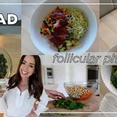 WHAT I EAT IN A DAY | Follicular Phase (Balance Hormones & Boost Energy) 💫