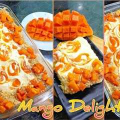Mango delight recipe | mango delight | mango dessert | mango dessert recipe | mango recipe |