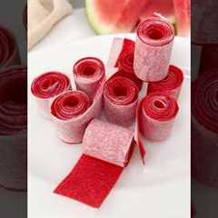 Watermelon Fruit Rolls Ups inspired by Bonanza Billion on @cafecasinolv #fruitleather #fruitrollup