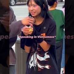 WHAT DID SHE SAY IN VIETNAMESE #shorts